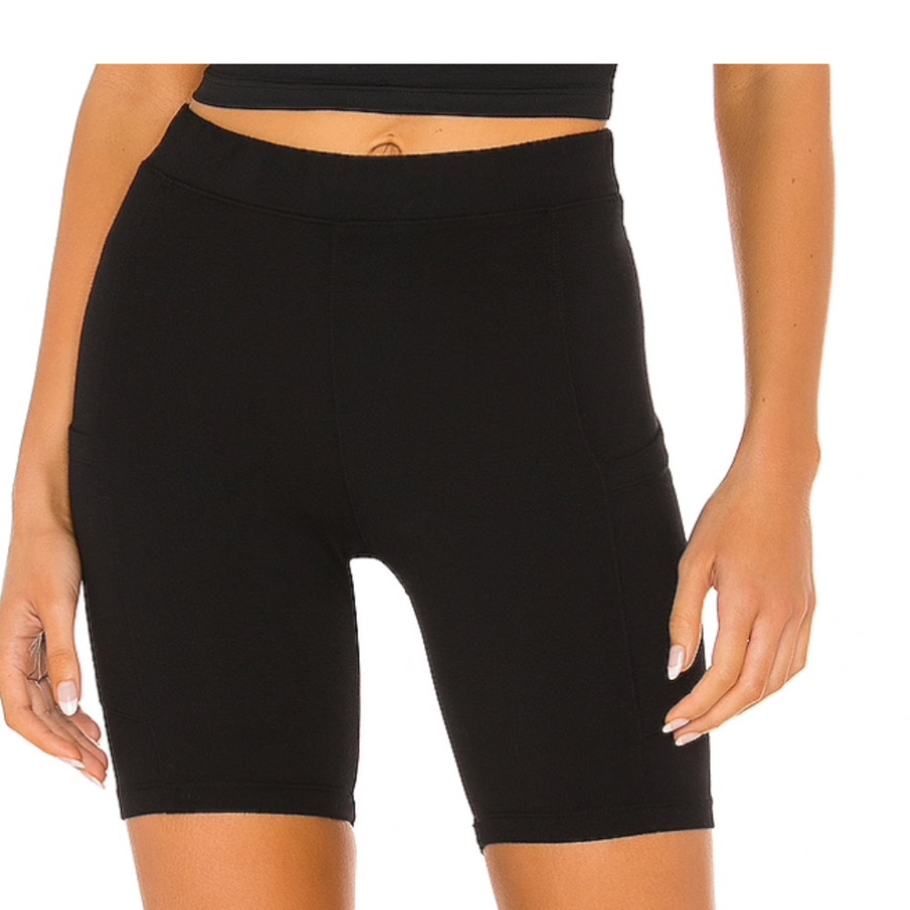 Monrow Black Biker Shorts